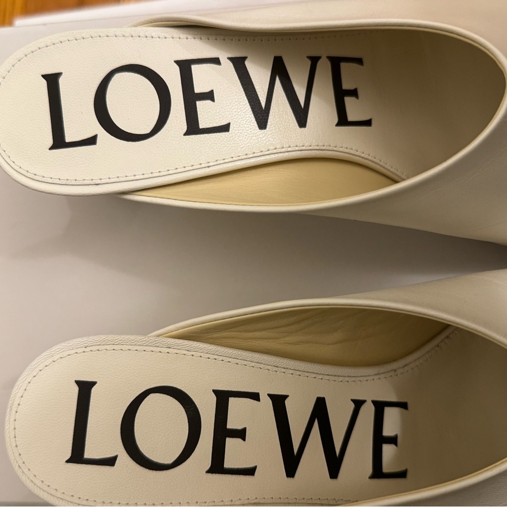 NIB Loewe Toy Mule White 39 - Picture 8 of 9